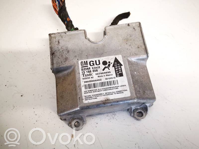 Centralina/modulo airbag   13188856,327963935,13188856,327963935