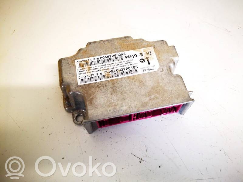 Unidad de control/módulo del Airbag   P04672603AE,39754C,39754C,P04672603AE
