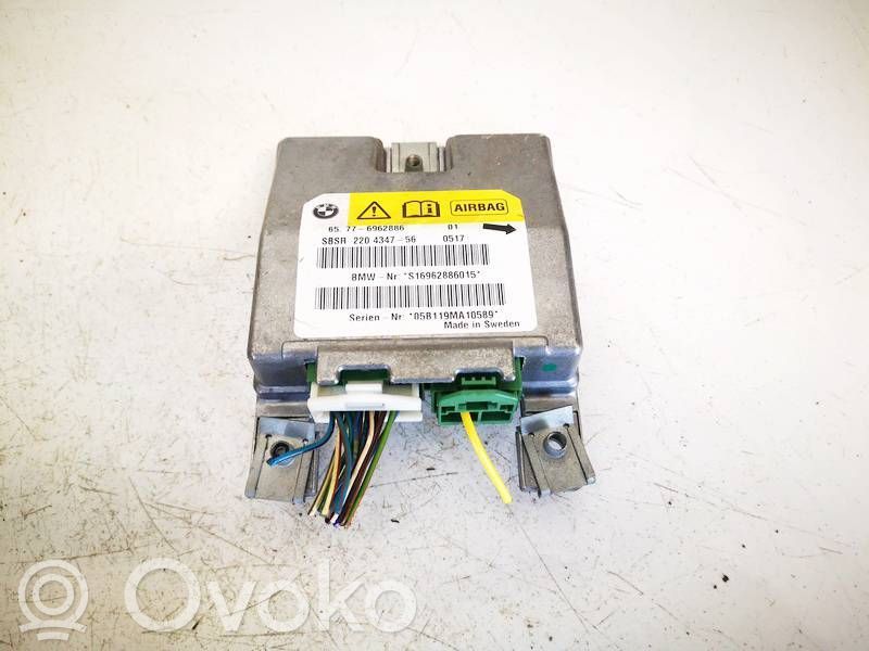 BMW 6 E63 E64 Module de contrôle airbag