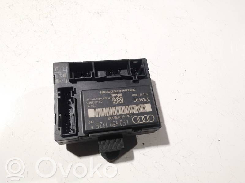 Audi A6 S6 C6 4F Centralina/modulo portiere 