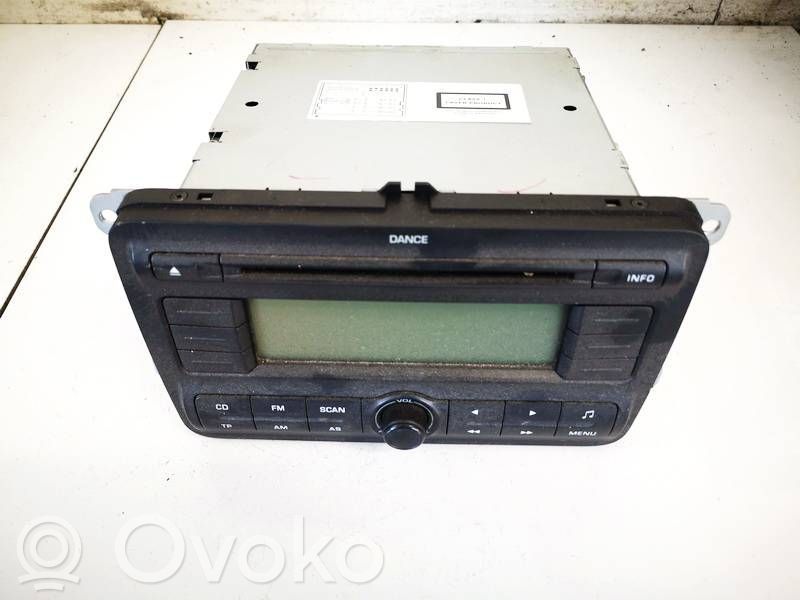 Skoda Roomster (5J) Panel / Radioodtwarzacz CD/DVD/GPS 