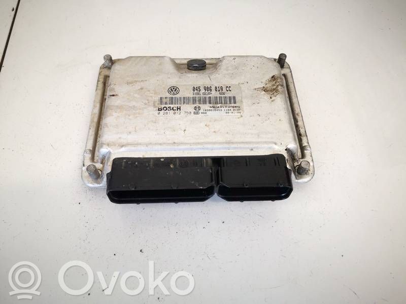 Unitate/modul de control motor   045906019CC,0281012750,0281012750,045906019CC