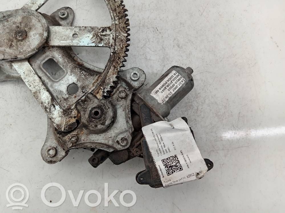 Toyota Corolla Verso AR10 Motorino alzacristalli della portiera anteriore 