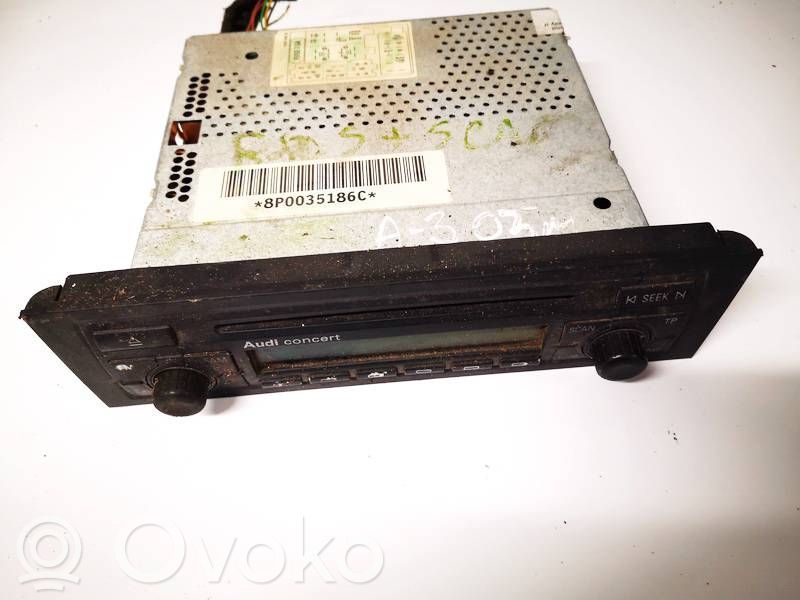 Audi A3 S3 8P Panel / Radioodtwarzacz CD/DVD/GPS 