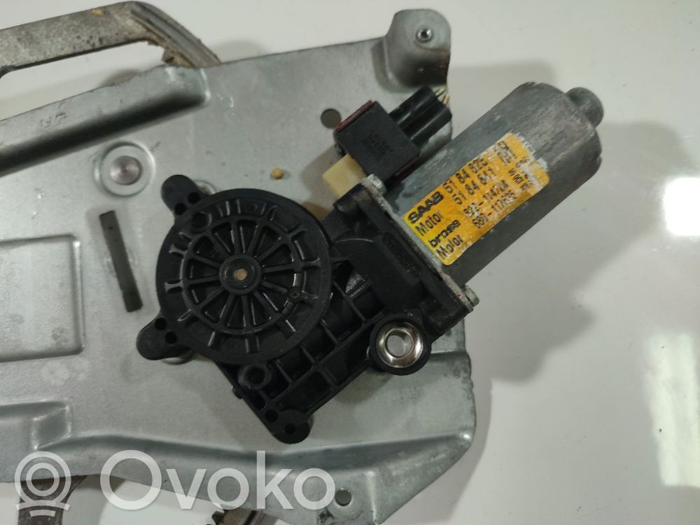 Saab 9-5 Silnik regulatora szyby drzwi przednich 