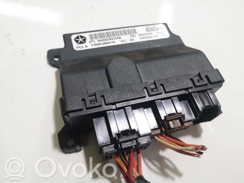 Unitate/modul comandă uși   04602922AB,04602922AB,100509136,F00HJ00415