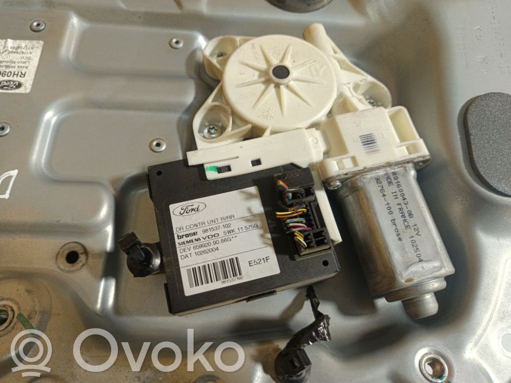 Ford Focus C-MAX Asa reguladora de la puerta trasera 