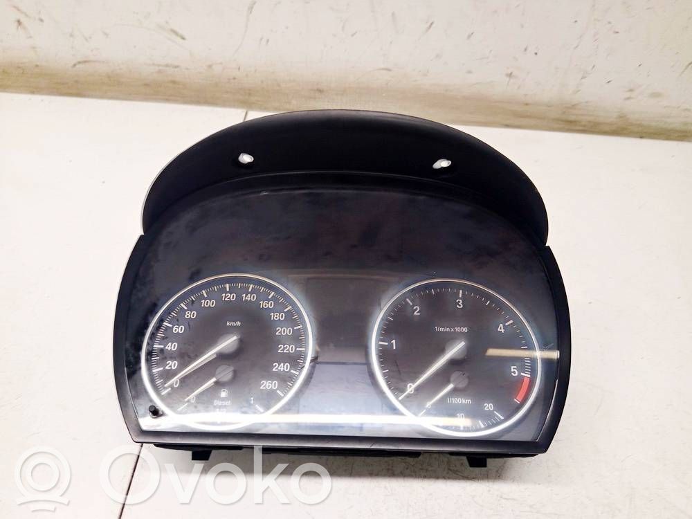 BMW 3 E90 E91 Spidometrs (instrumentu panelī) 