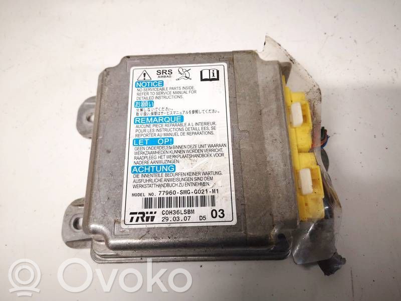 Honda Civic Unitate/modul de comandă airbaguri 