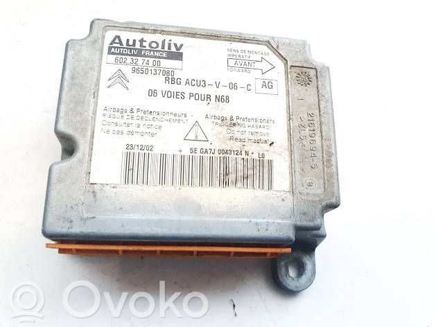 Citroen Xsara Picasso Unitate/modul de comandă airbaguri 