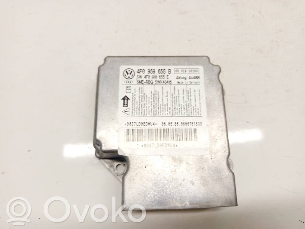 Airbag control unit/module   4F0959655B,4F0959655B,4F0910655A,4F0910655C,4F0910655E,4F0959655B,5WK43416