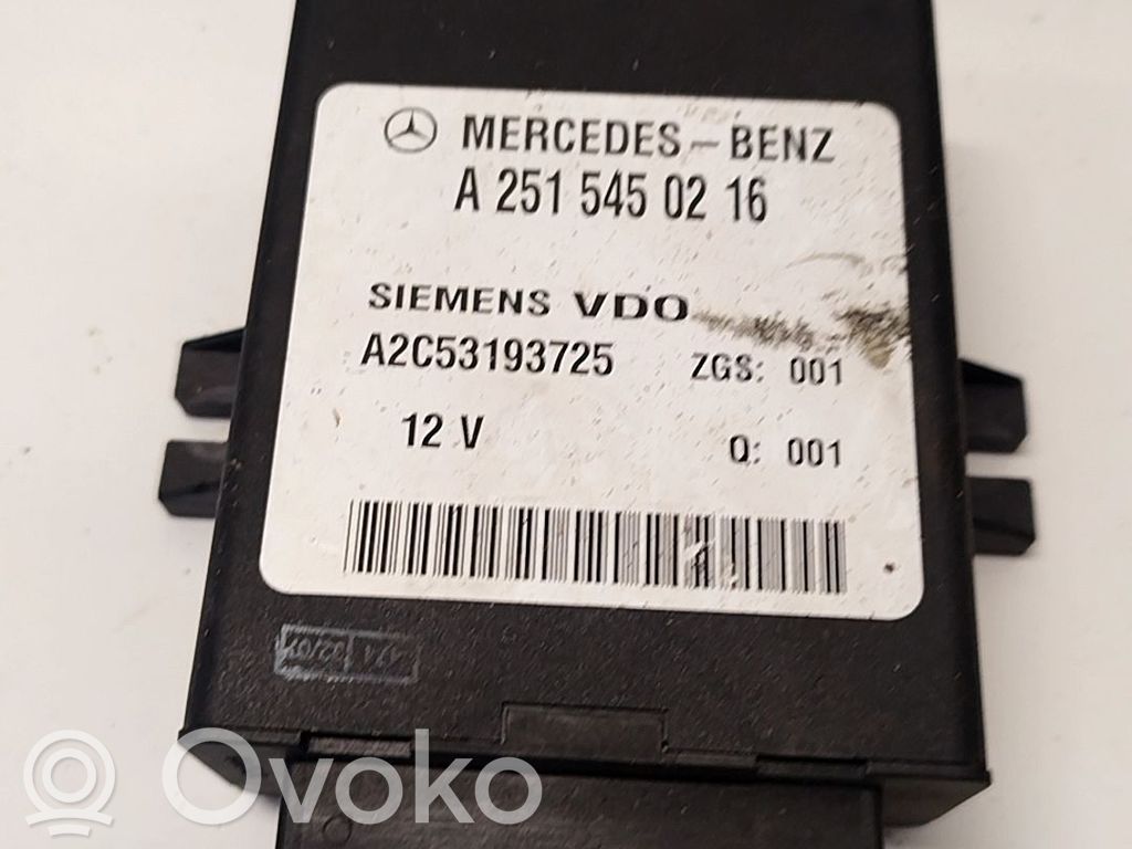 Mercedes-Benz R W251 Alte unități/module de control 