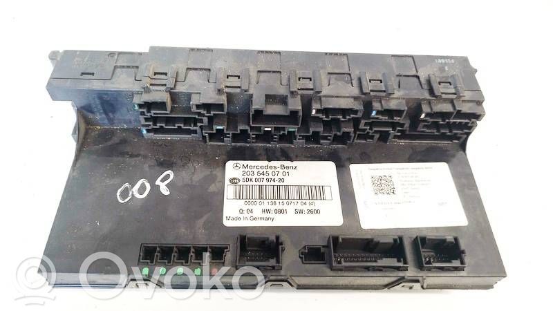Mercedes-Benz C W203 Set scatola dei fusibili