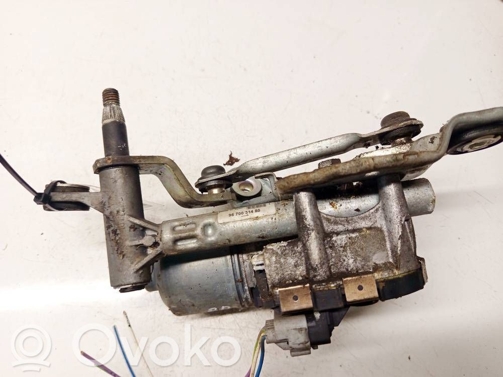 Peugeot 407 Tiranti e motorino del tergicristallo anteriore 