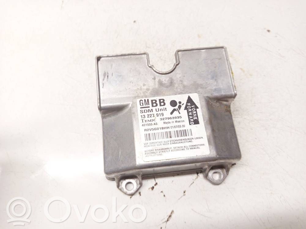 Centralina/modulo airbag   13227919,13227919,327963935