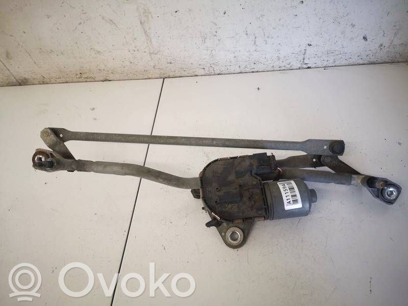 Audi A6 S6 C6 4F Wischergestänge Wischermotor vorne