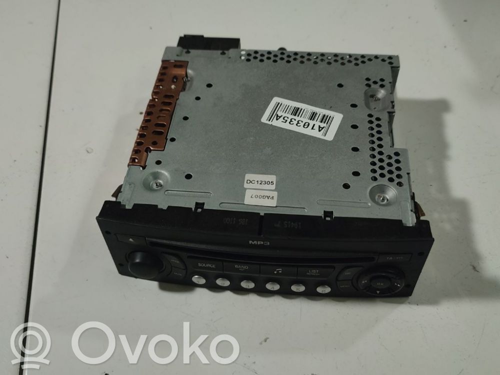 Panel / Radioodtwarzacz CD/DVD/GPS   DC12305,96646223XT00,A2C53250019,BS0107330027651,DC12305,PAG007,PSARCD44363,RD4N1M02,VDACZF70027651