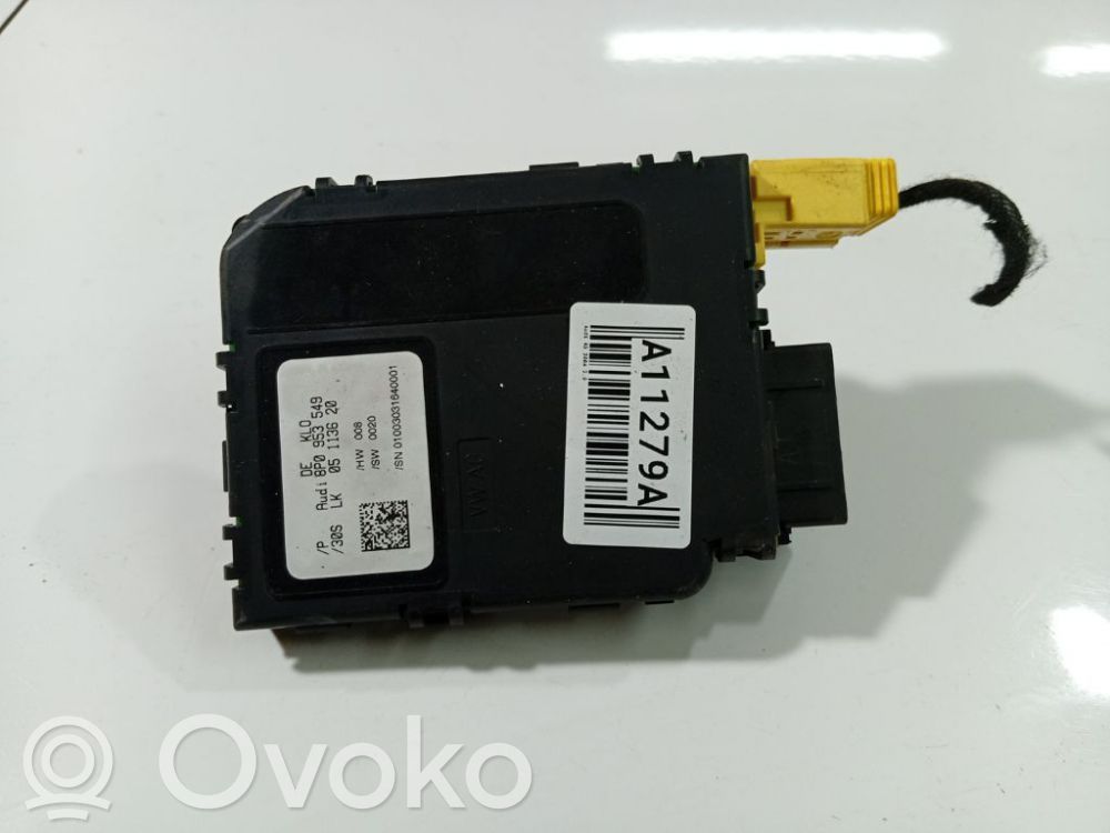 Audi A3 S3 8P Maniglia/leva di regolazione del volante