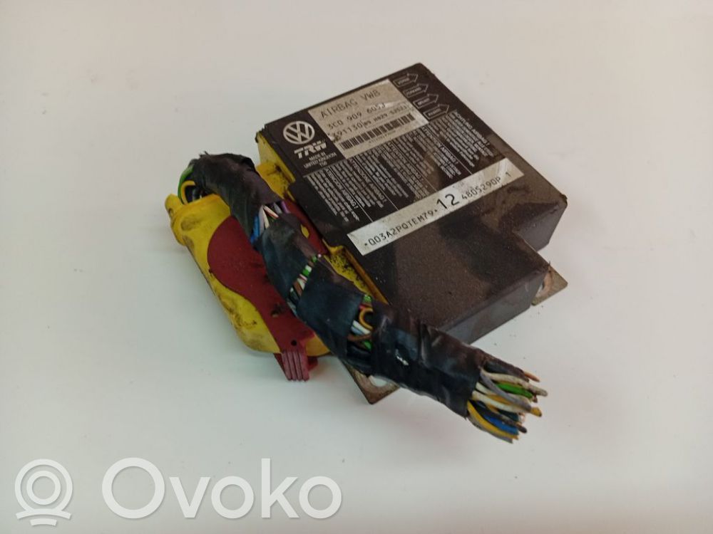 Volkswagen PASSAT B6 Unitate/modul de comandă airbaguri 