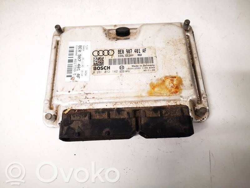 Engine control unit/module   8E0907401AF,0281012142,0281012142,8E0907401AF