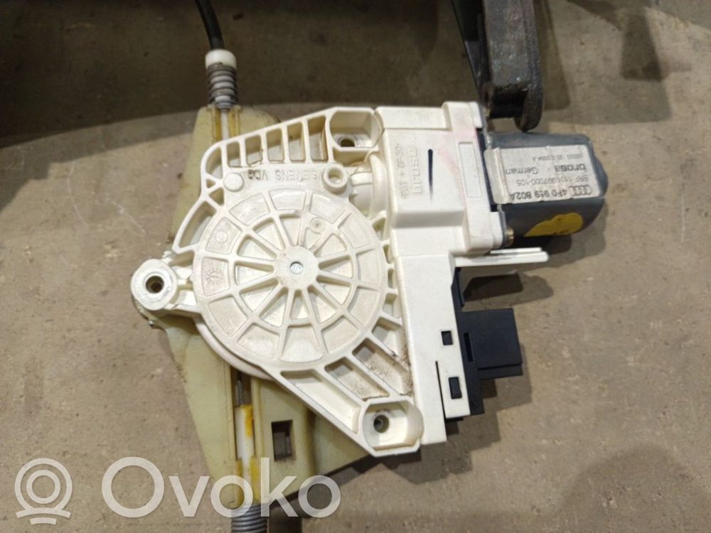Audi A6 S6 C6 4F Motorino alzacristalli della portiera posteriore 