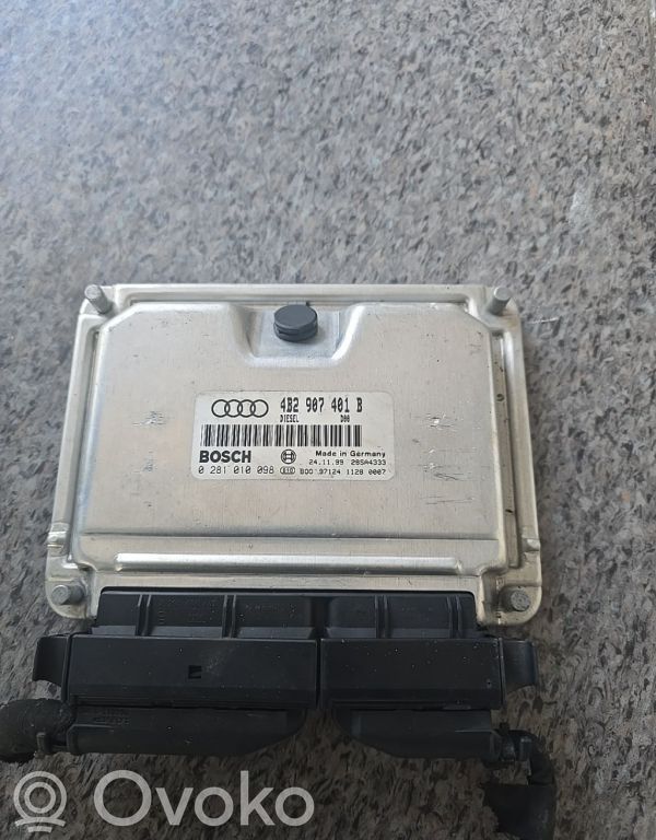 Unidad de control/módulo del motor   4B2907401B,0281010098,4B2907401B