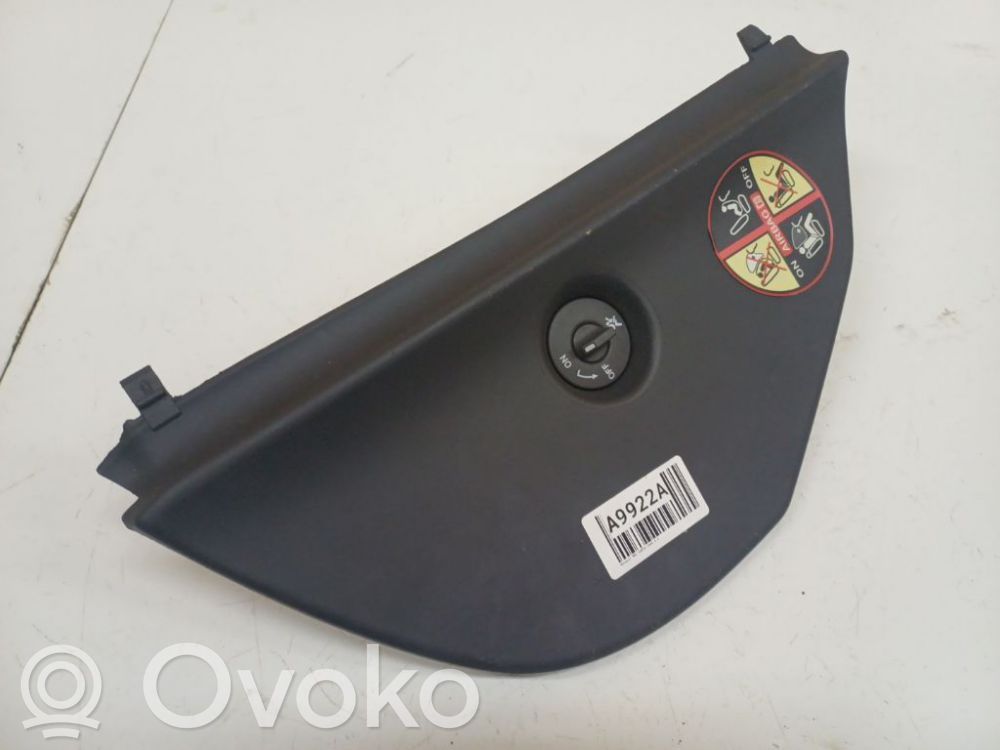 Renault Vel Satis Interruptor de encendido/apagado del airbag de pasajero