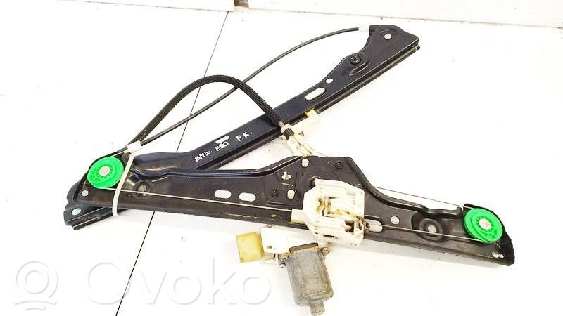 BMW 3 E90 E91 Regulador con motor de la ventanilla de la puerta corredera 