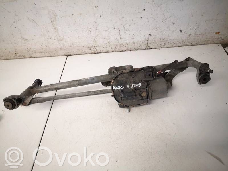 Volkswagen Golf V Mechanizm i silniczek wycieraczek szyby przedniej / czołowej 