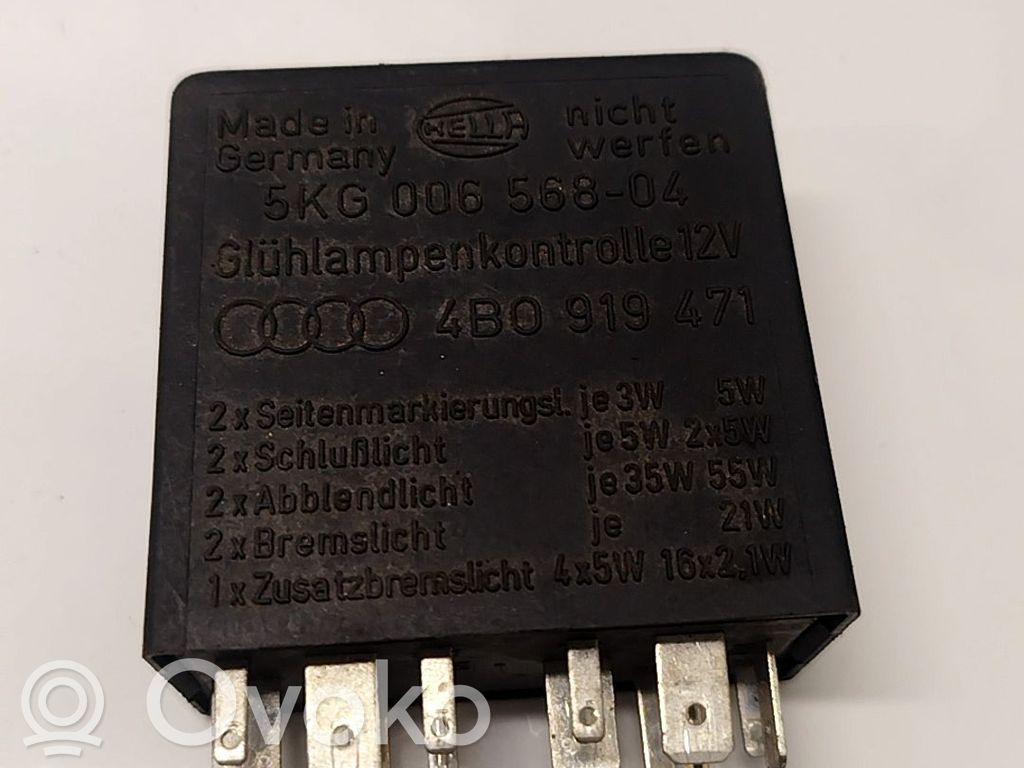 Muu rele   4B0919471,4B0919471A,4B0919471,4B0919471A,5KG00656804,5KG00656805