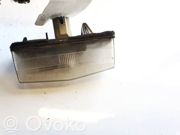 Toyota Prius (XW30) Éclairage de plaque d'immatriculation 