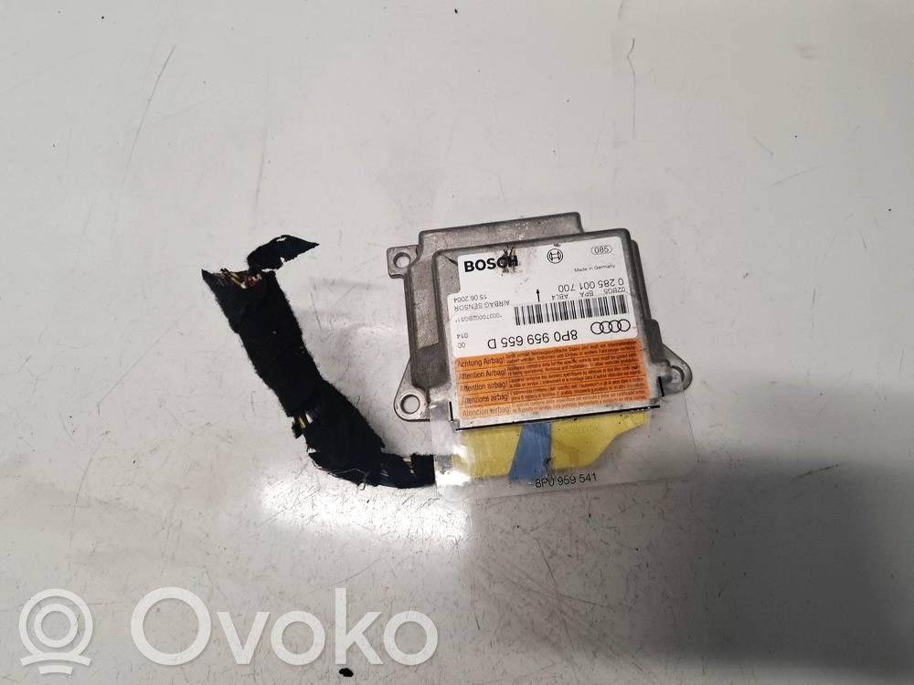 Airbag control unit/module   8P0959655D,8P0959655D,0285001700,8P0959655D
