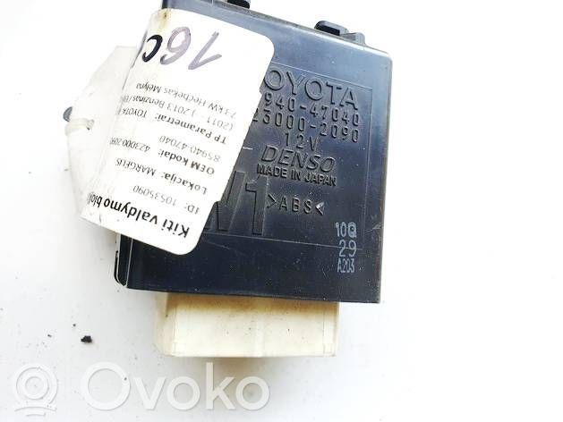 Toyota Prius (XW30) Alte unități/module de control 