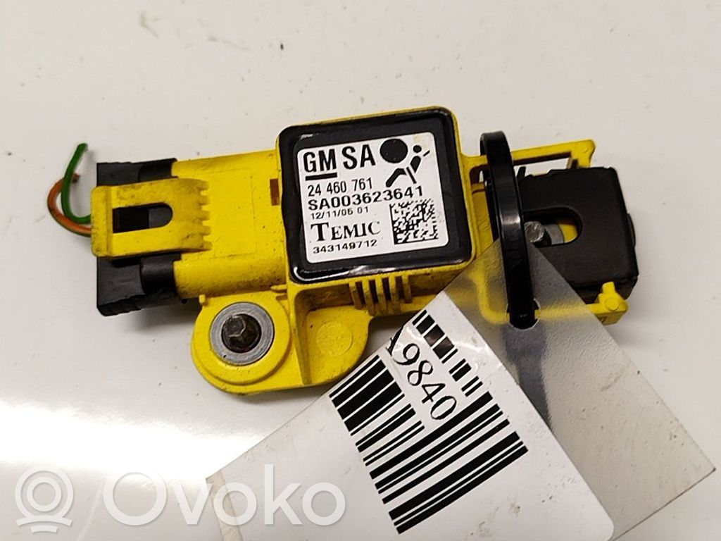 Sensor impacto/accidente para activar Airbag   24460761,24460761,343149712