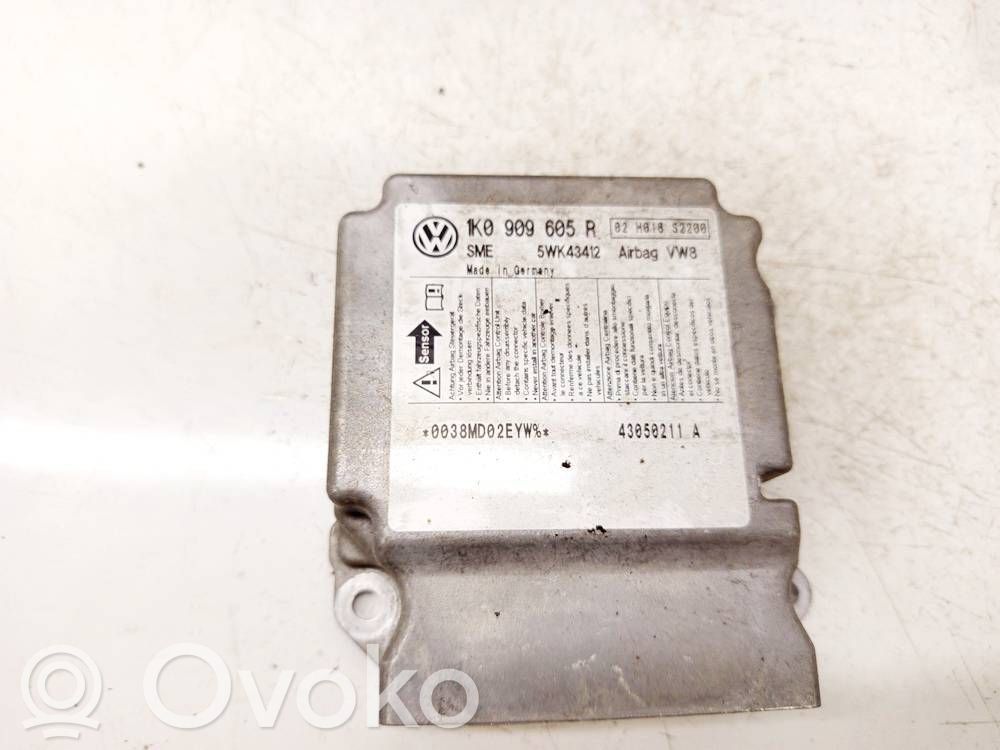 Module de contrôle airbag   1K0909605R,1K0909605R