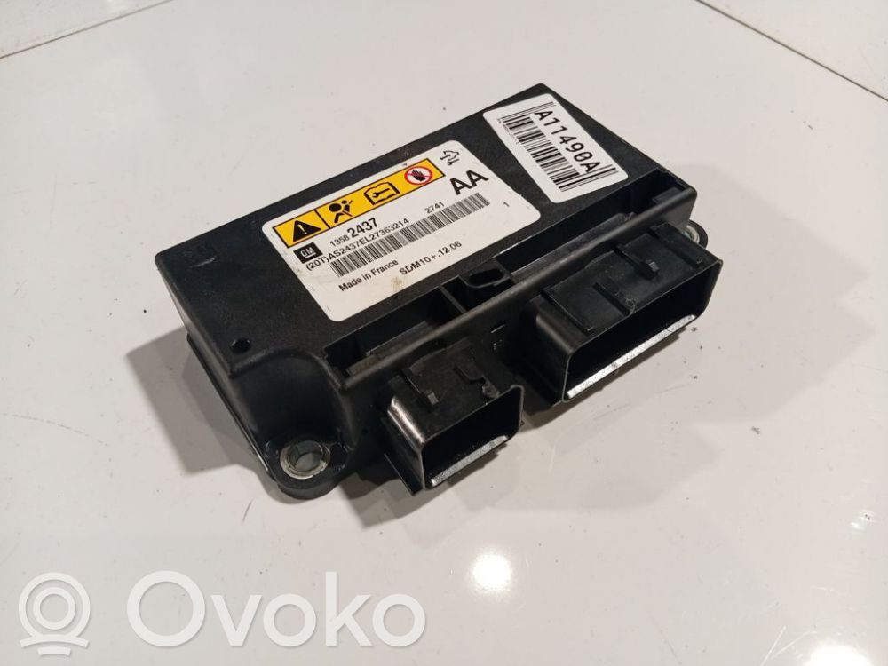Opel Meriva B Centralina/modulo airbag 