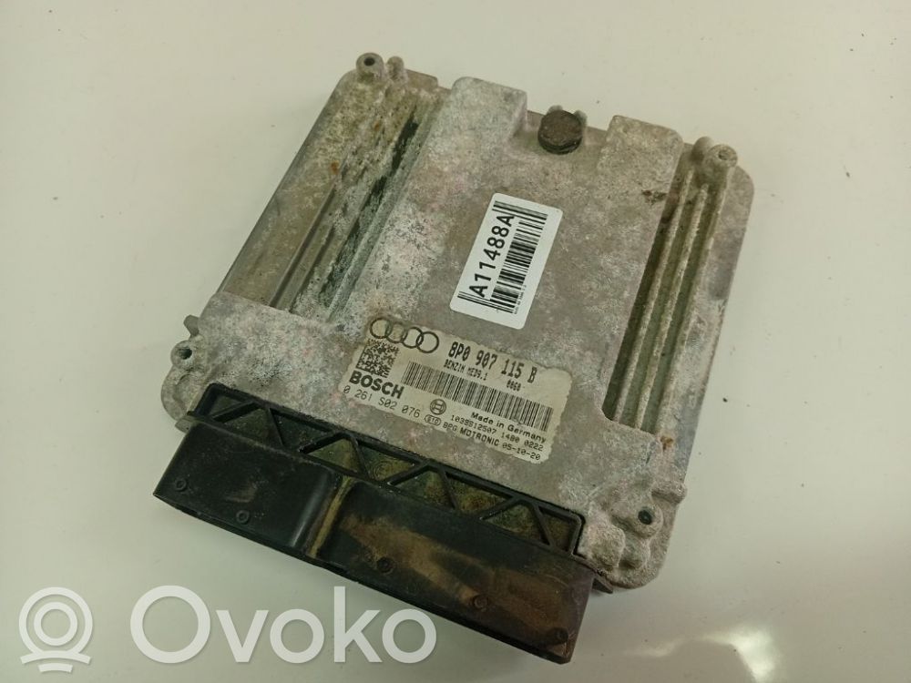 Engine control unit/module   8P0907115B,1039S12507,14800222,8P0907115B,S02076