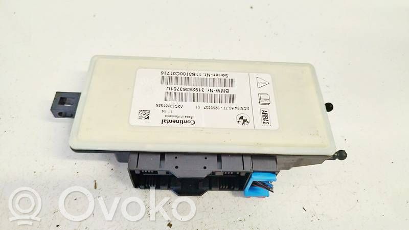 BMW 5 F10 F11 Unitate/modul de comandă airbaguri