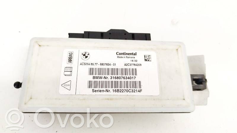 BMW 5 F10 F11 Centralina/modulo airbag 