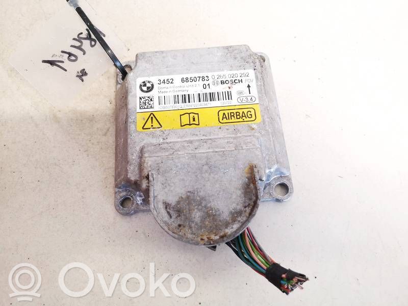 Centralina/modulo airbag   34526850783,0265020292,34526850783,6850783