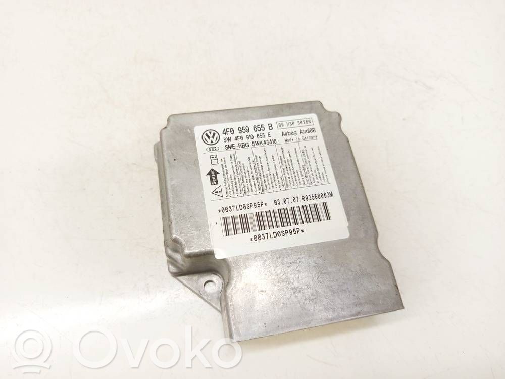 Audi A6 S6 C6 4F Centralina/modulo airbag