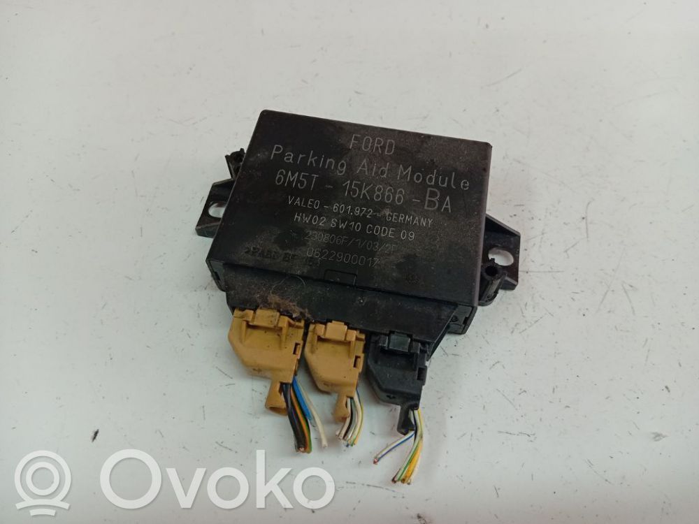 Pysäköintitutkan (PCD) ohjainlaite/moduuli   6M5T15K866BA,601972,6M5T15K866BA,HW02SW10CODE09