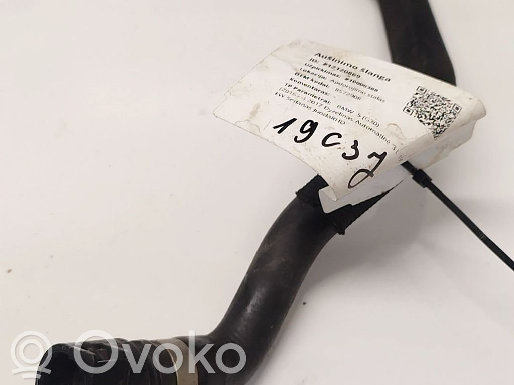 BMW 5 G30 G31 G38 Przewód / Wąż chłodnicy 