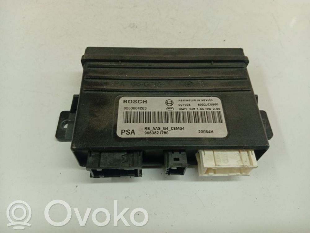 Citroen C5 Pysäköintitutkan (PCD) ohjainlaite/moduuli 