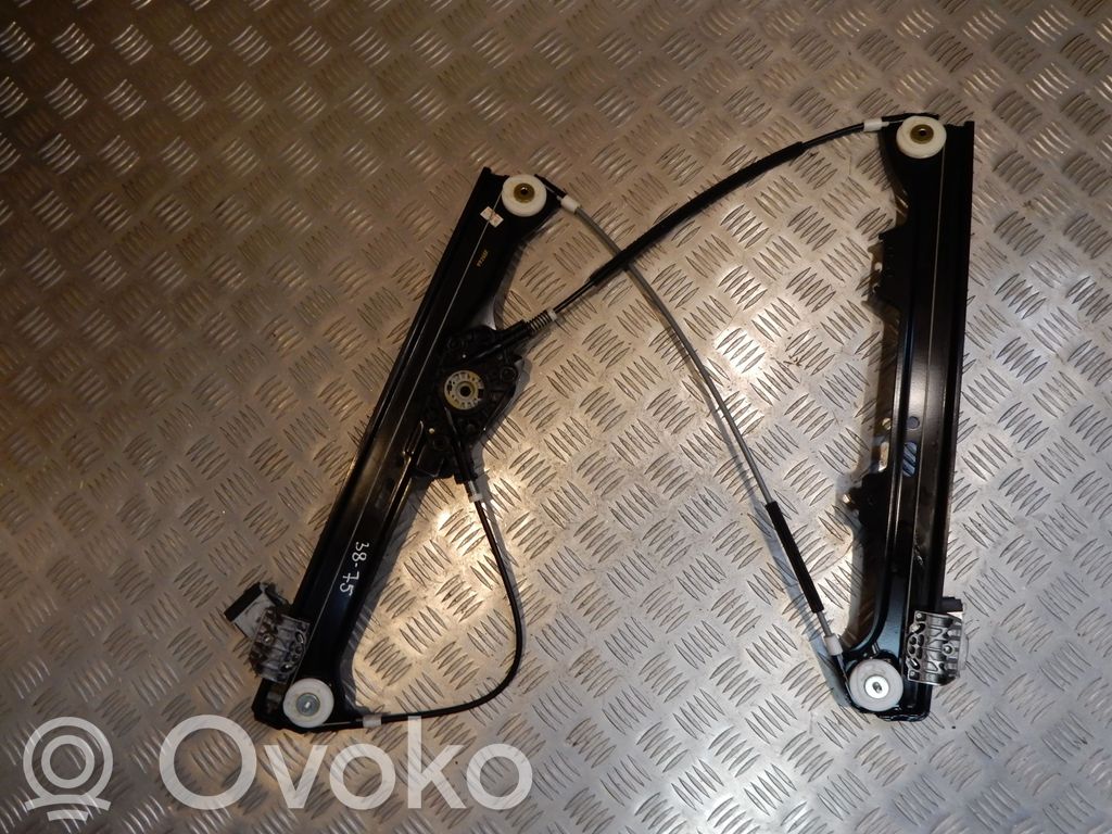 BMW 5 E60 E61 Meccanismo di sollevamento del finestrino anteriore senza motorino 