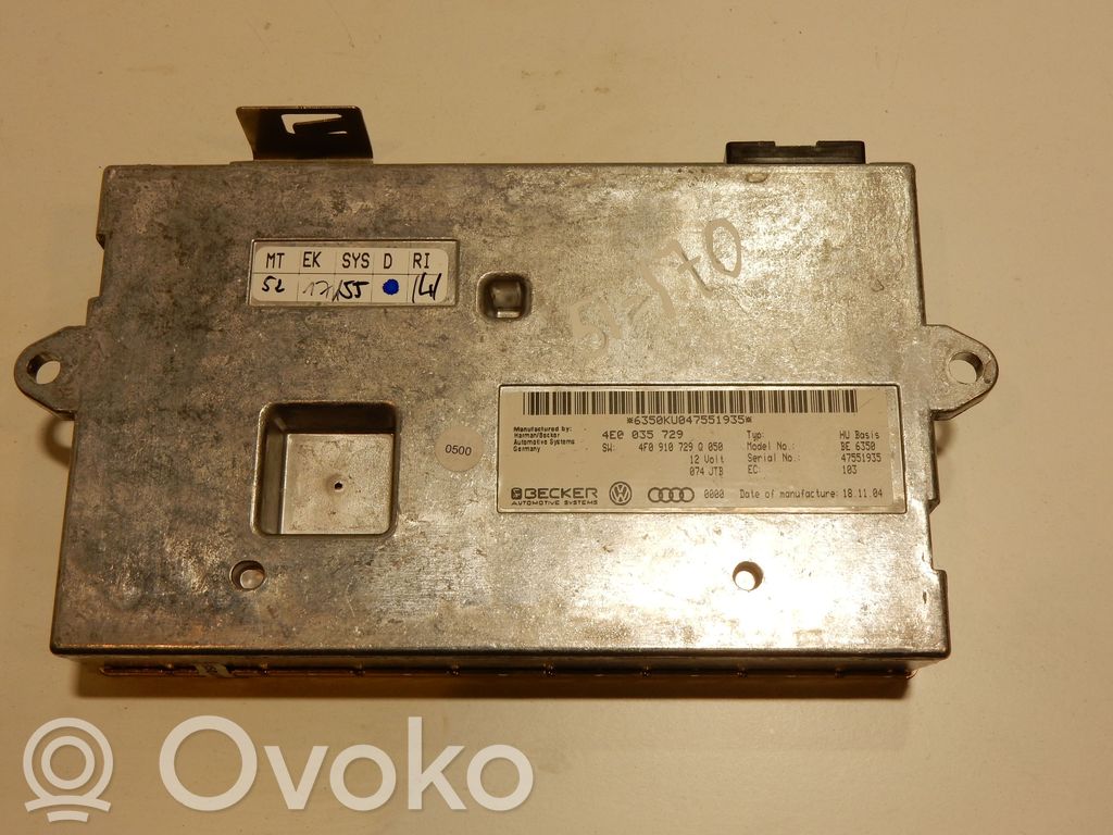 Unidad de control MMI   4E0035729,51170