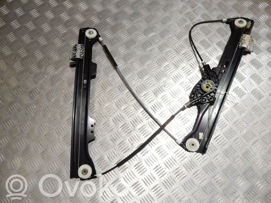 BMW 5 E60 E61 Mécanisme de lève-vitre avant sans moteur 