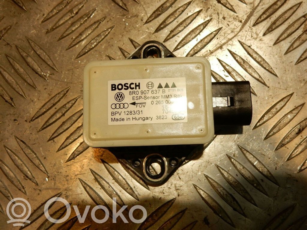 Audi A5 8T 8F ESP (stabilumo sistemos) daviklis (išilginio pagreičio daviklis) 