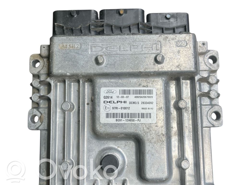 Engine control unit/module   BG9112A650PJ,97RI010012,28334092,4092SA20670020