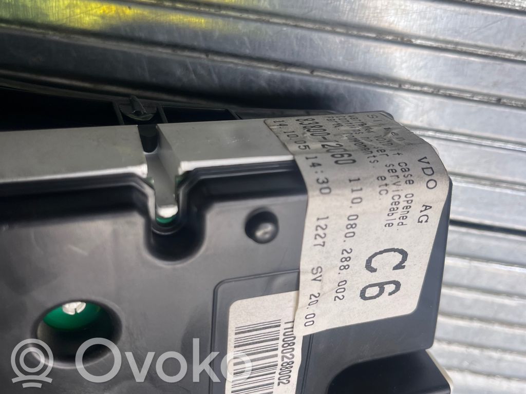 Toyota Corolla E120 E130 Speedometer (instrument cluster) 